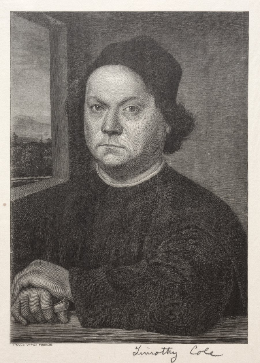 Old Italian Masters: Portrait of Andrea Verrocchio, 1888-1892 by Timothy Cole