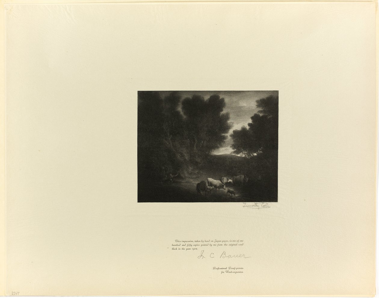 The Watering Place (from Old English Masters) by Timothy Cole