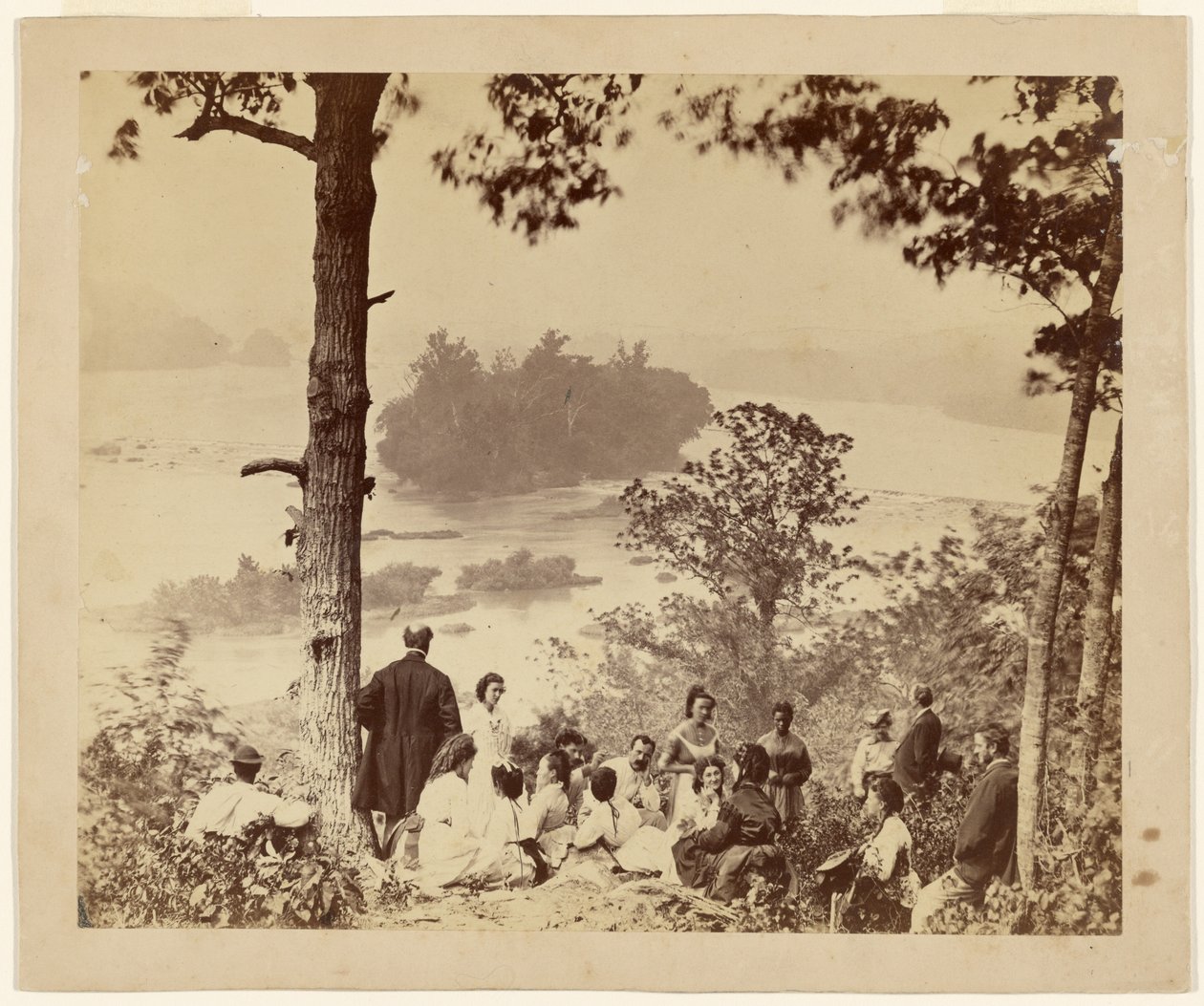 High Island, Summer Encampment of General Spinner, Treasurer of the United States by Timothy H. O