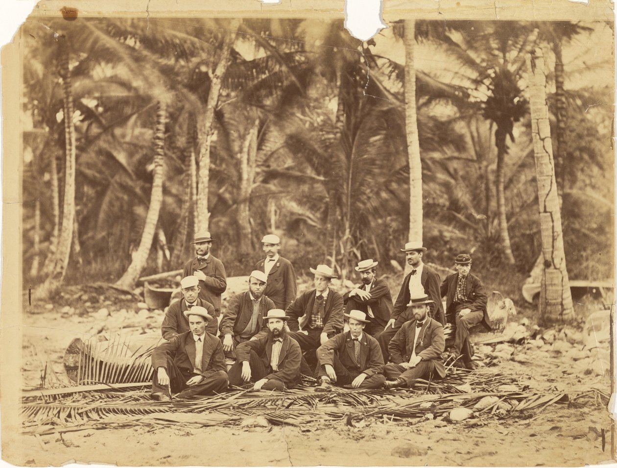 Lieutenant Commander Thomas O. Slefridge and Members of the Darién Expedition, Isthmus of Darién (Panama) by Timothy H. OSullivan
