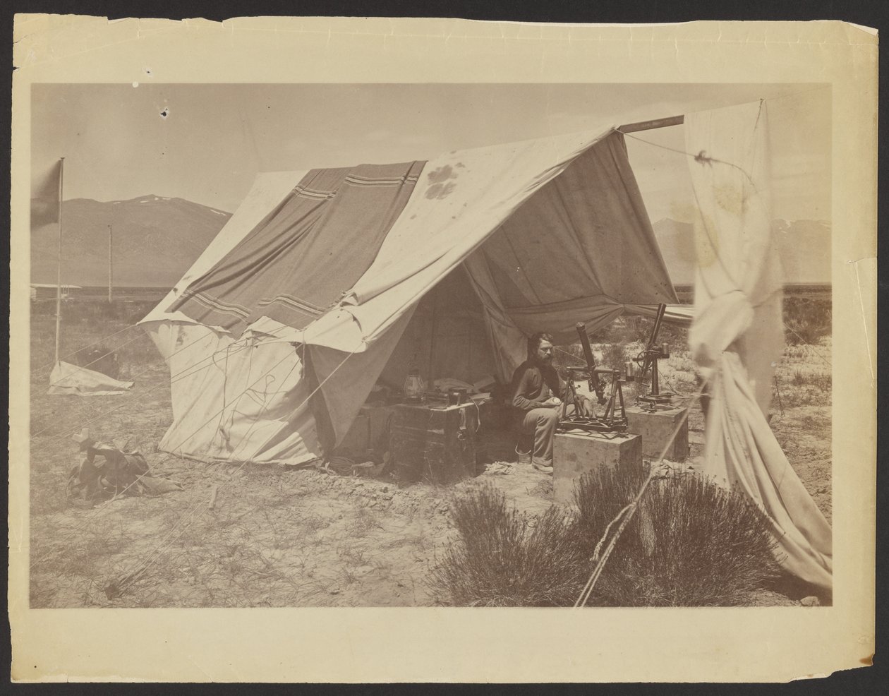 Mr. J. Terrey Gardner as U.S. Grant, 40th Parallel, Ruby Valley, Nevada by Timothy H. OSullivan