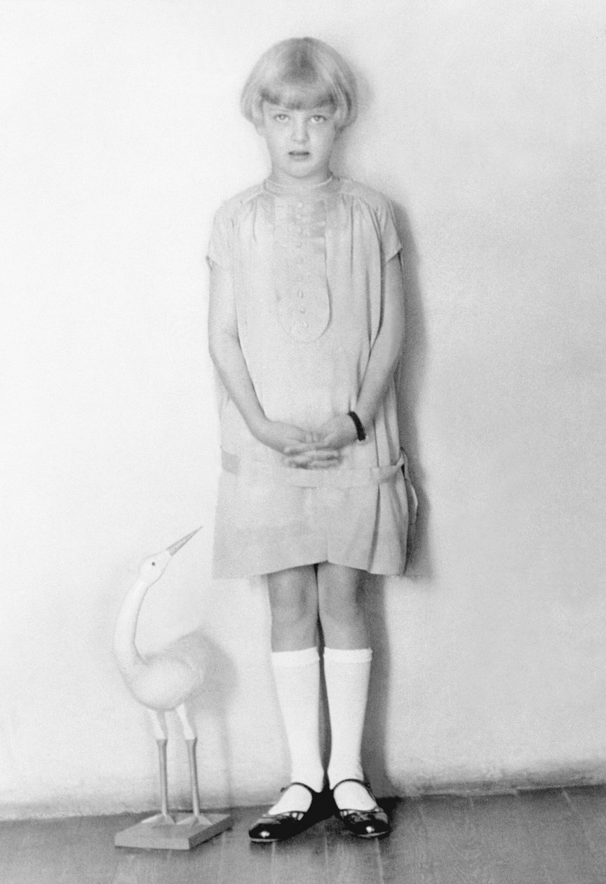 Girl with Stork, Mexico City, c.1926 by Tina Modotti