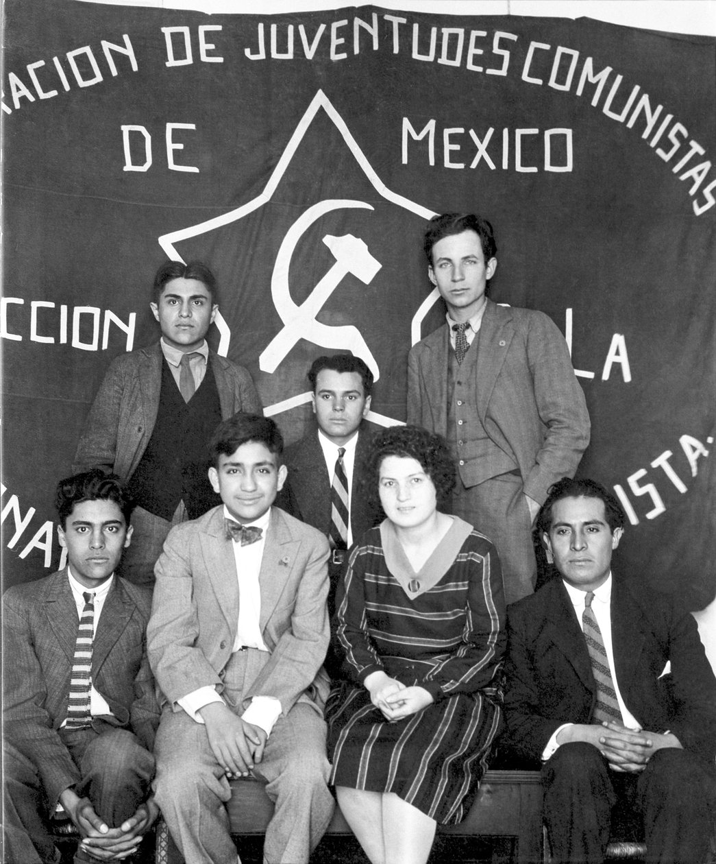 National Committee of the Youth Organization of the Communist Party of Mexico, Mexico City, 1928 by Tina Modotti