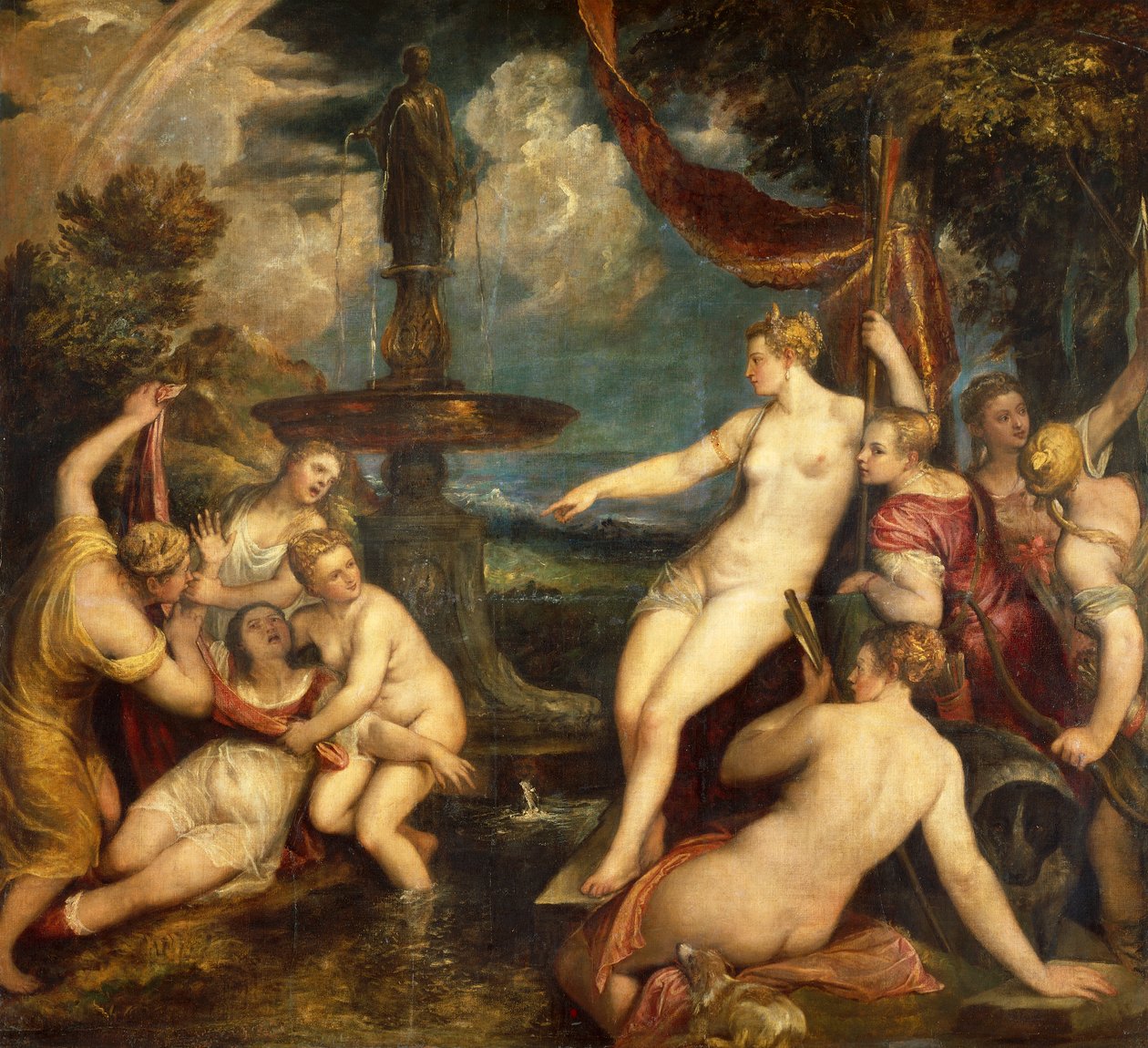 Diana and Callisto by Titian (c.1488 1576)