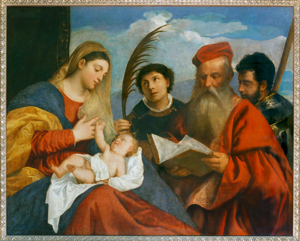 The Virgin and Child with Saint Stephen and Saint Jerome by Titian (c.1488 1576)