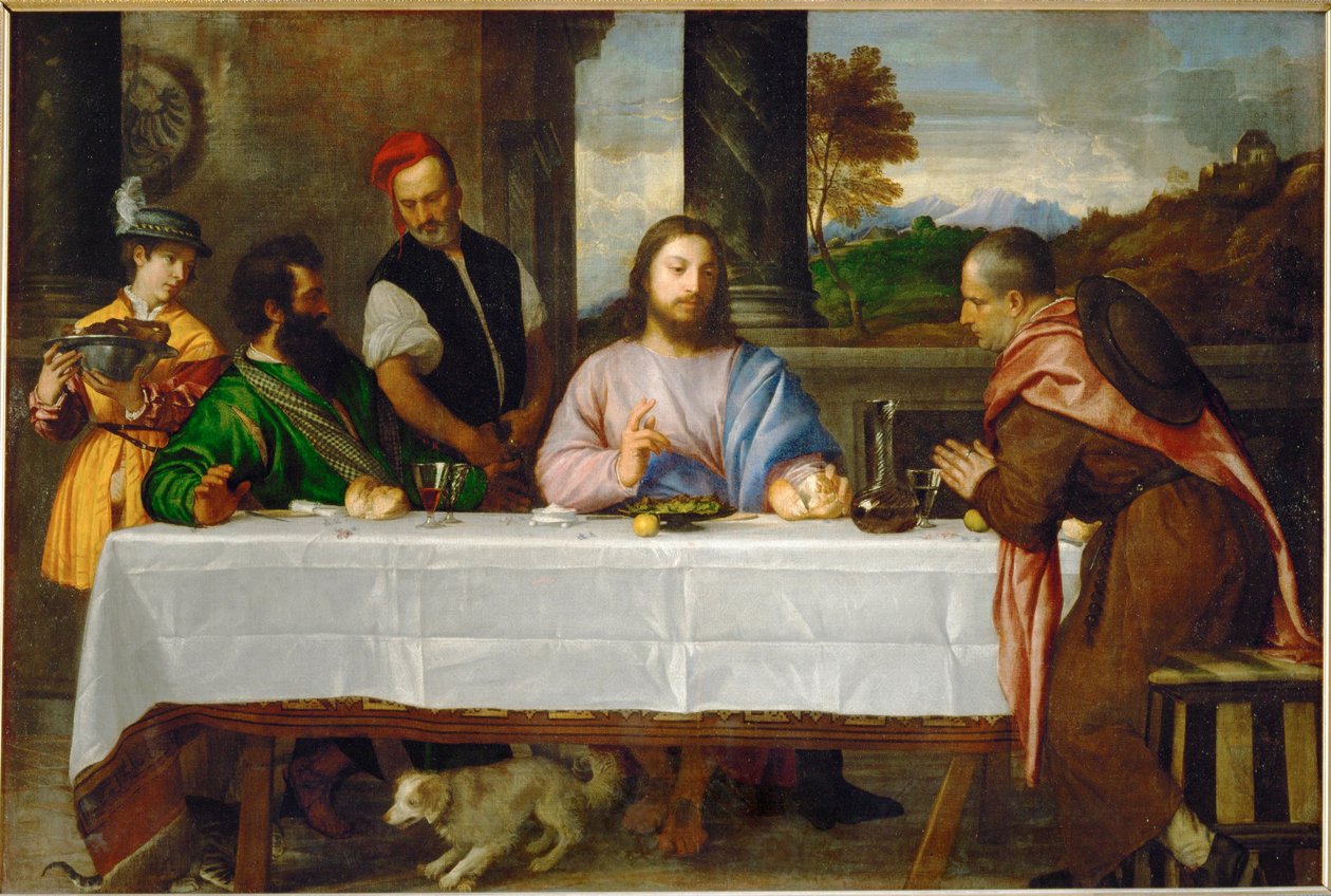 The Pilgrims of Emmaus by Titian (c.1488 1576)