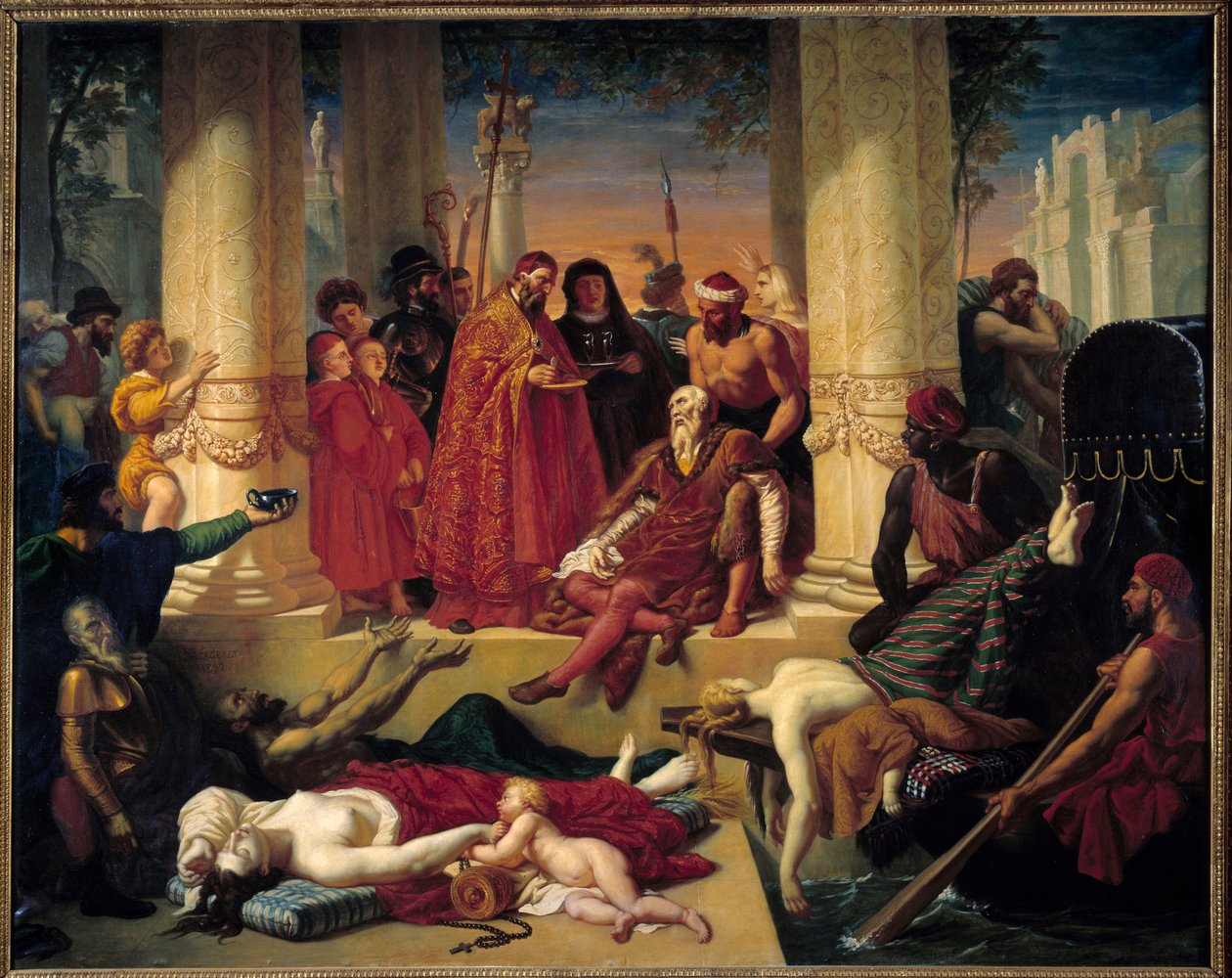 Death of Titian (1490-1576), August 27 by Tiziano Vecelli