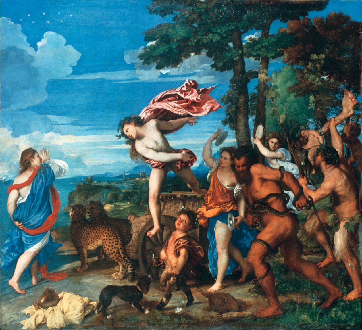 Bacchus and Ariadne by Tiziano Vecelli
