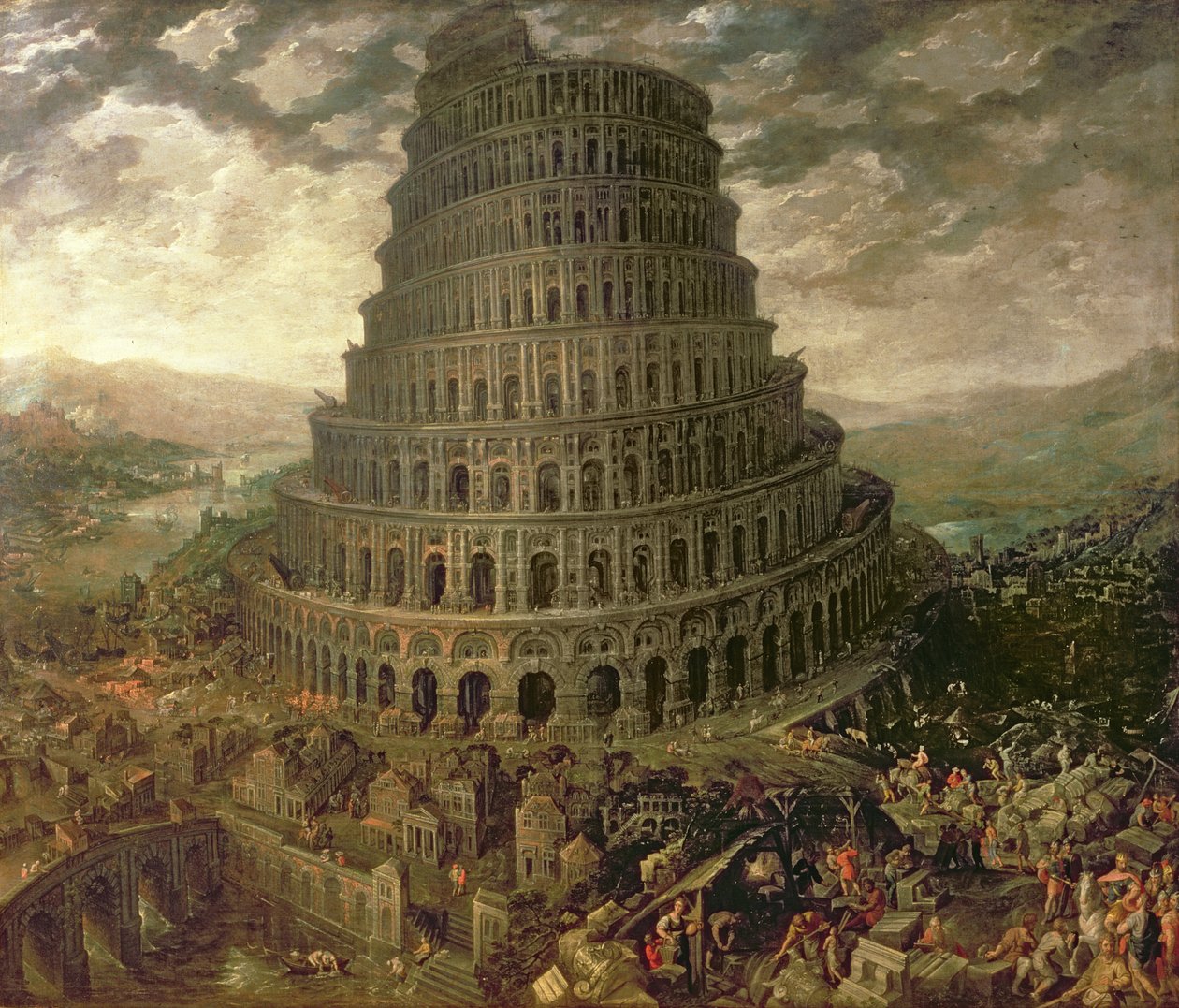 The Tower of Babel by Tobias Verhaecht