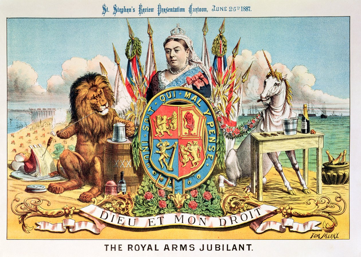 The Royal Arms Jubilant, from 