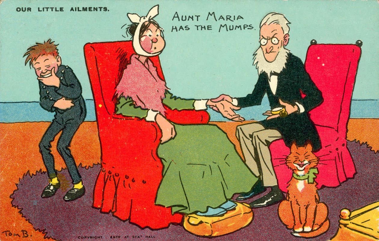 Aunt Maria Has The Mumps by Tom Browne