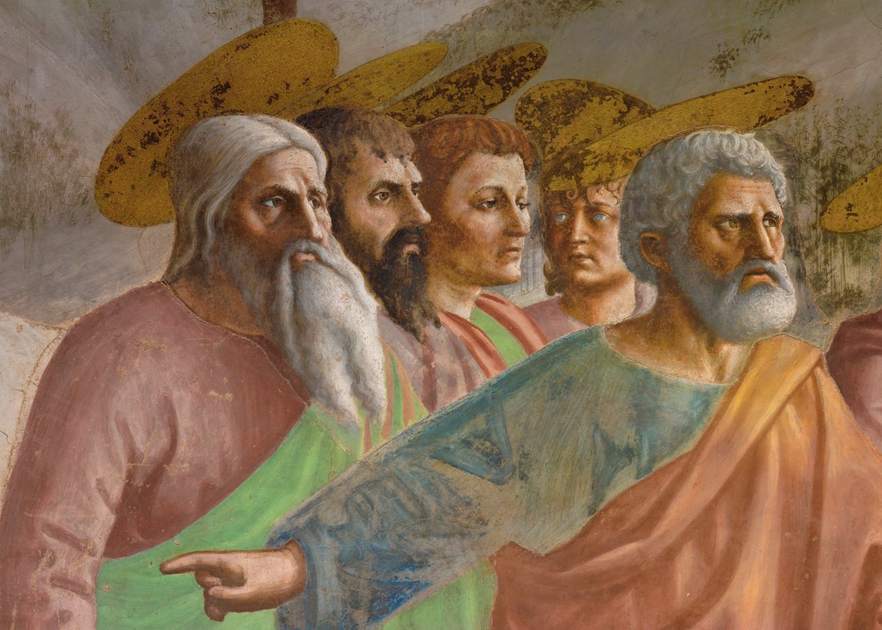 Jesus, Saint Peter and the Tax Collector by Tommaso Masaccio