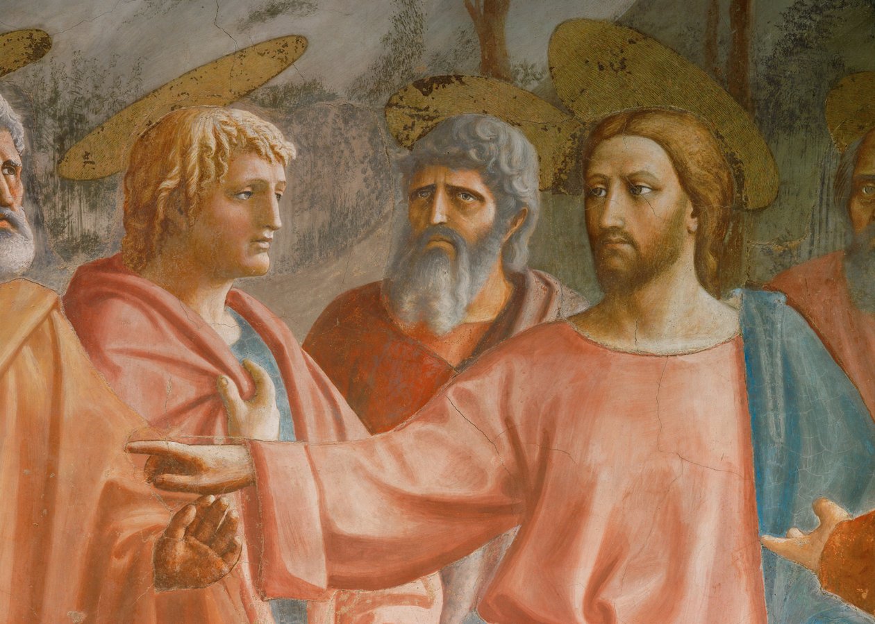 Jesus, Saint Peter and the Tax Collector by Tommaso Masaccio
