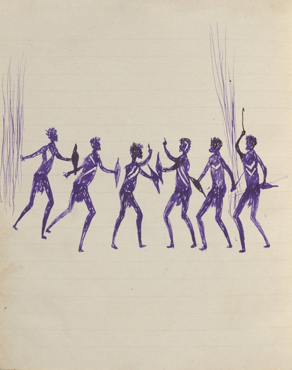 Disputation Among Aboriginals by Tommy McRae