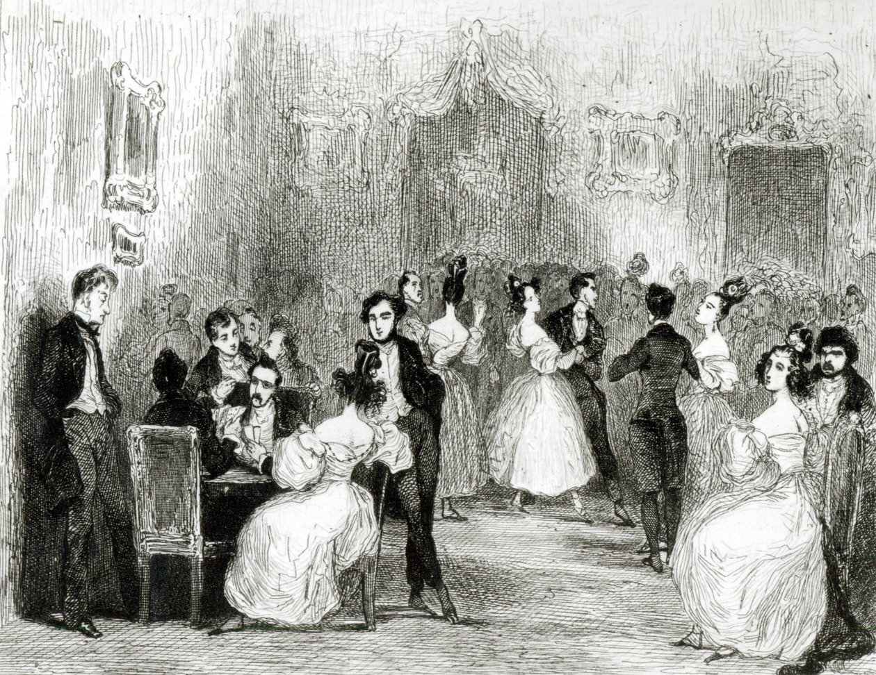 An Evening at the House of Charles Nodier, 1831 by Tony Johannot