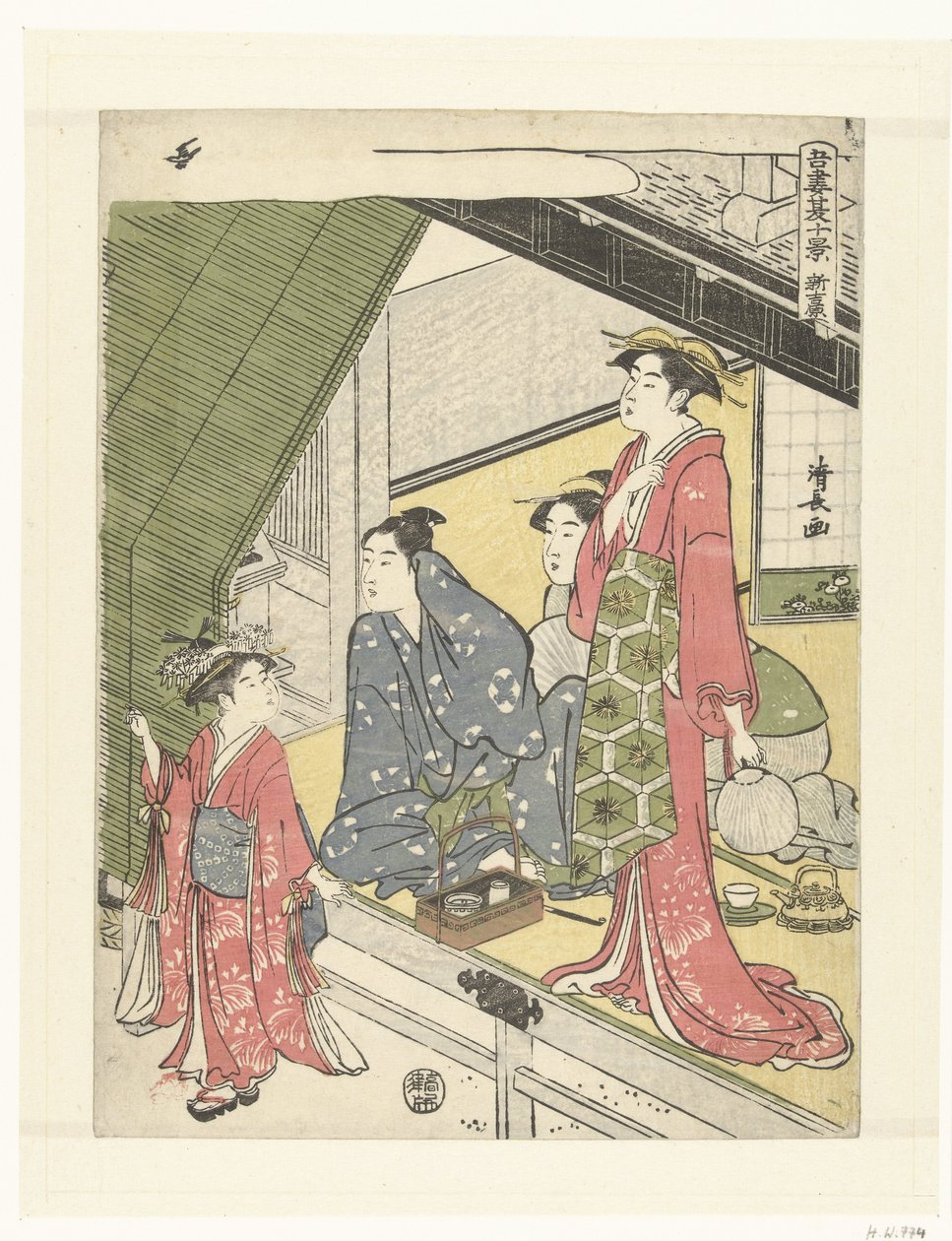 The New Yoshiwara (Ten Summer Scenes in the Eastern Capital) by Torii Kiyonaga