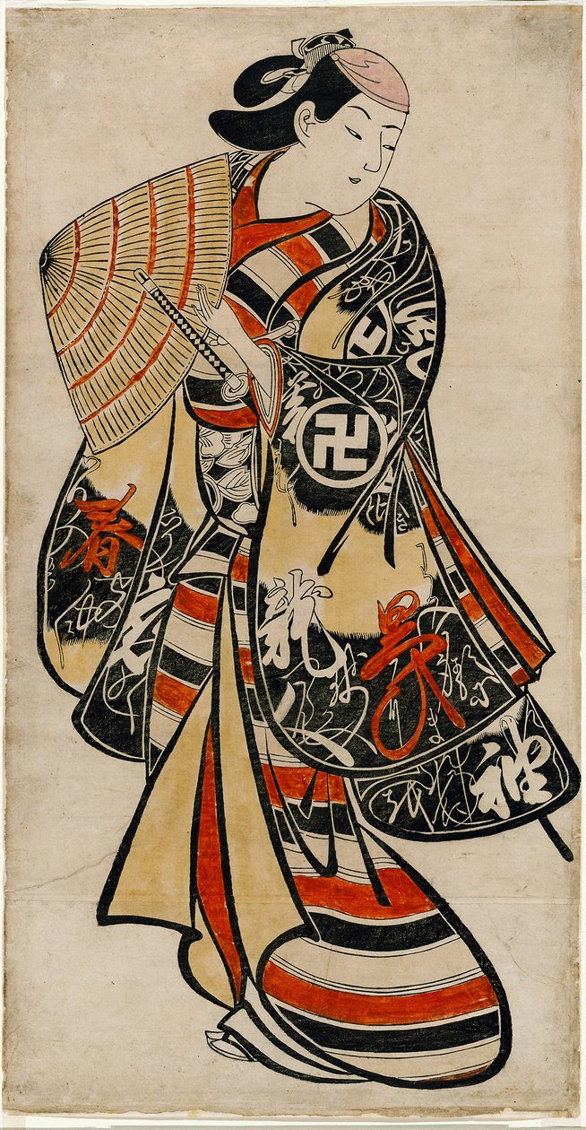 The Actor Takii Hannosuke as an Effeminate Youth, c.1707