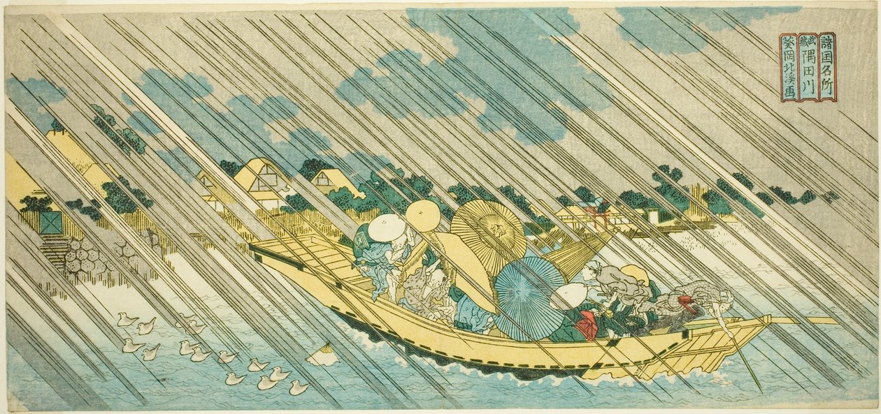 The Sumida River in Musashi Province, from the series 