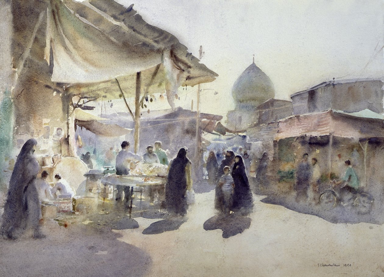 Light and Shade, Shiraz Bazaar by Trevor Chamberlain