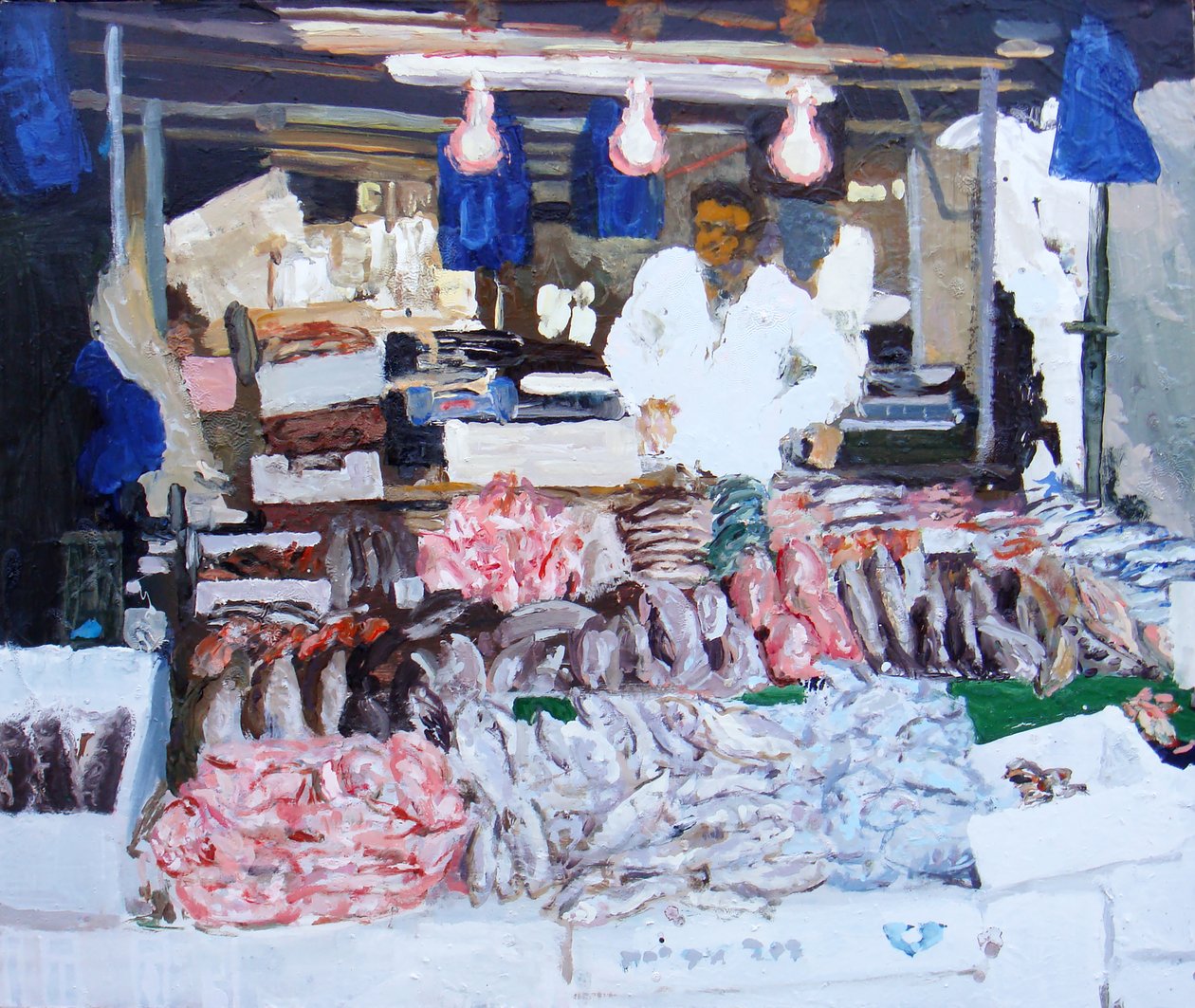 Fish stall (Ridley Road, London), 2009 by Trevor Burgess