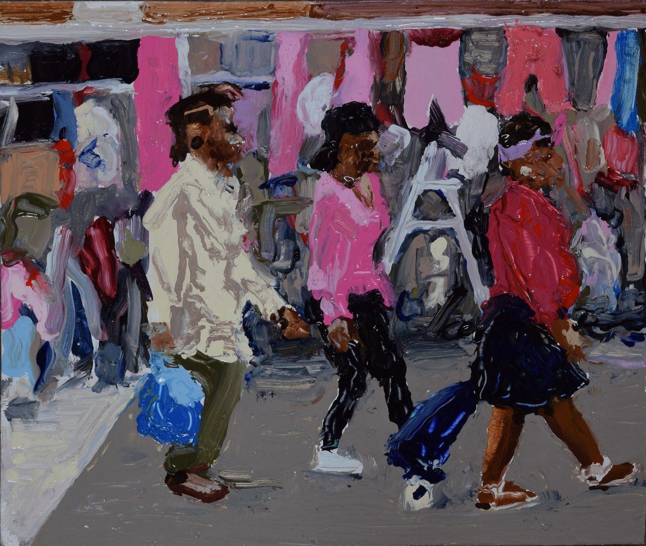 Market shoppers (Deptford, London), 2018 by Trevor Burgess