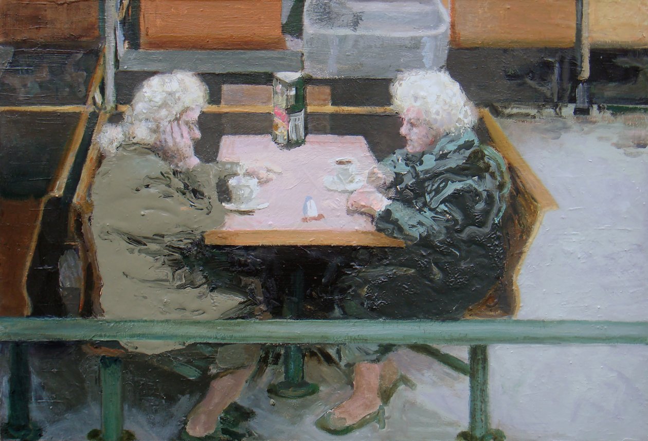 Over a cuppa, 2010 by Trevor Burgess