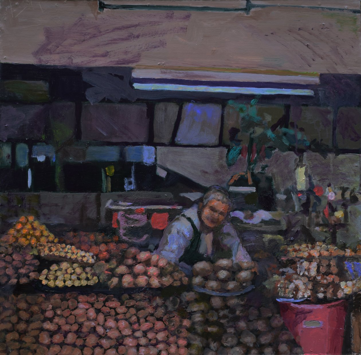 Potato stall (Quito, Ecuador), 2015 by Trevor Burgess