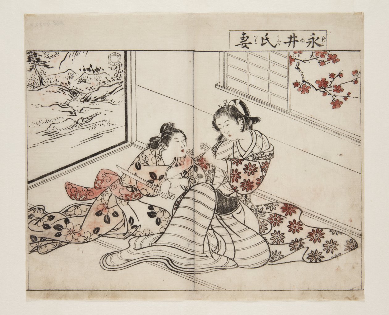 Wife of Nagai by Tsukioka Settei