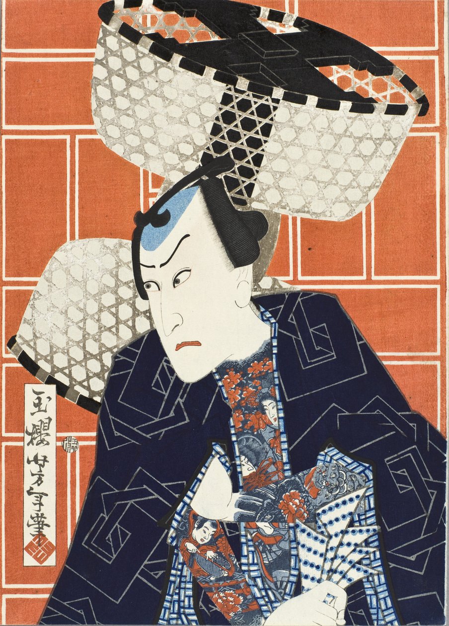 The Actor Kawarasaki Gonjūrō for a Fire Troupe by Tsukioka Yoshitoshi