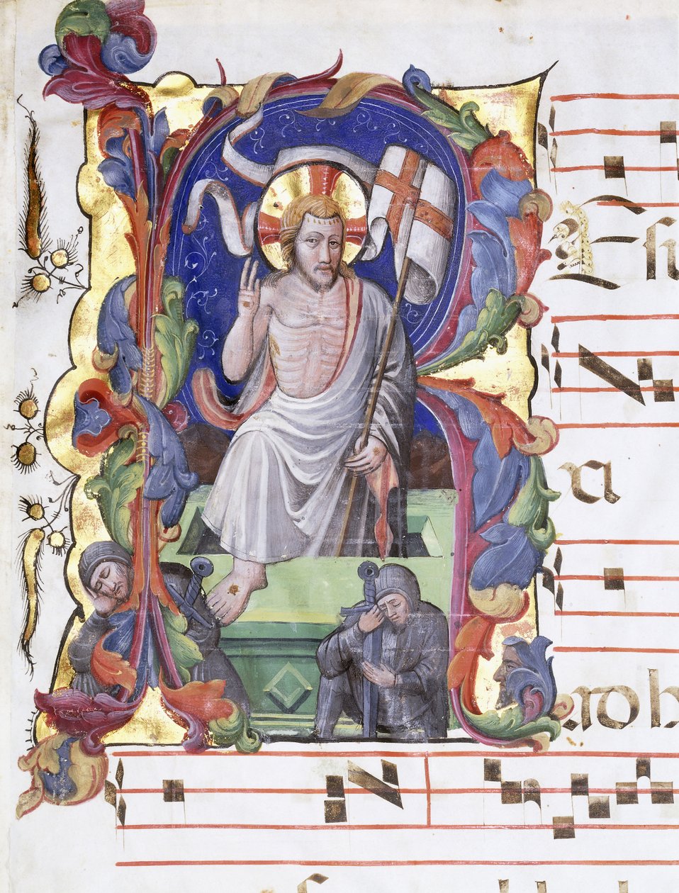 Very Large Historiated Letter 