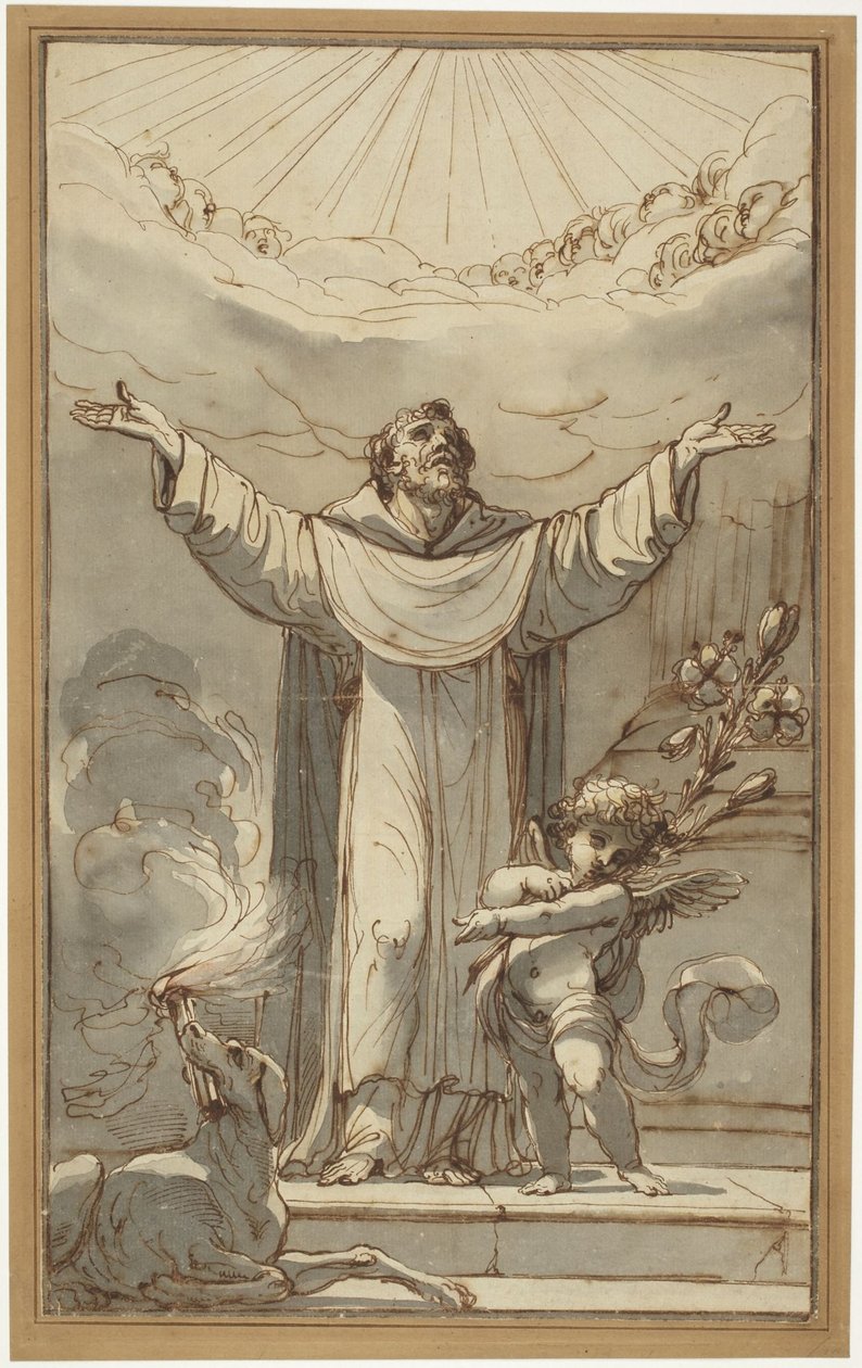 St. Dominic in Prayer by Ubaldo Gandolfi