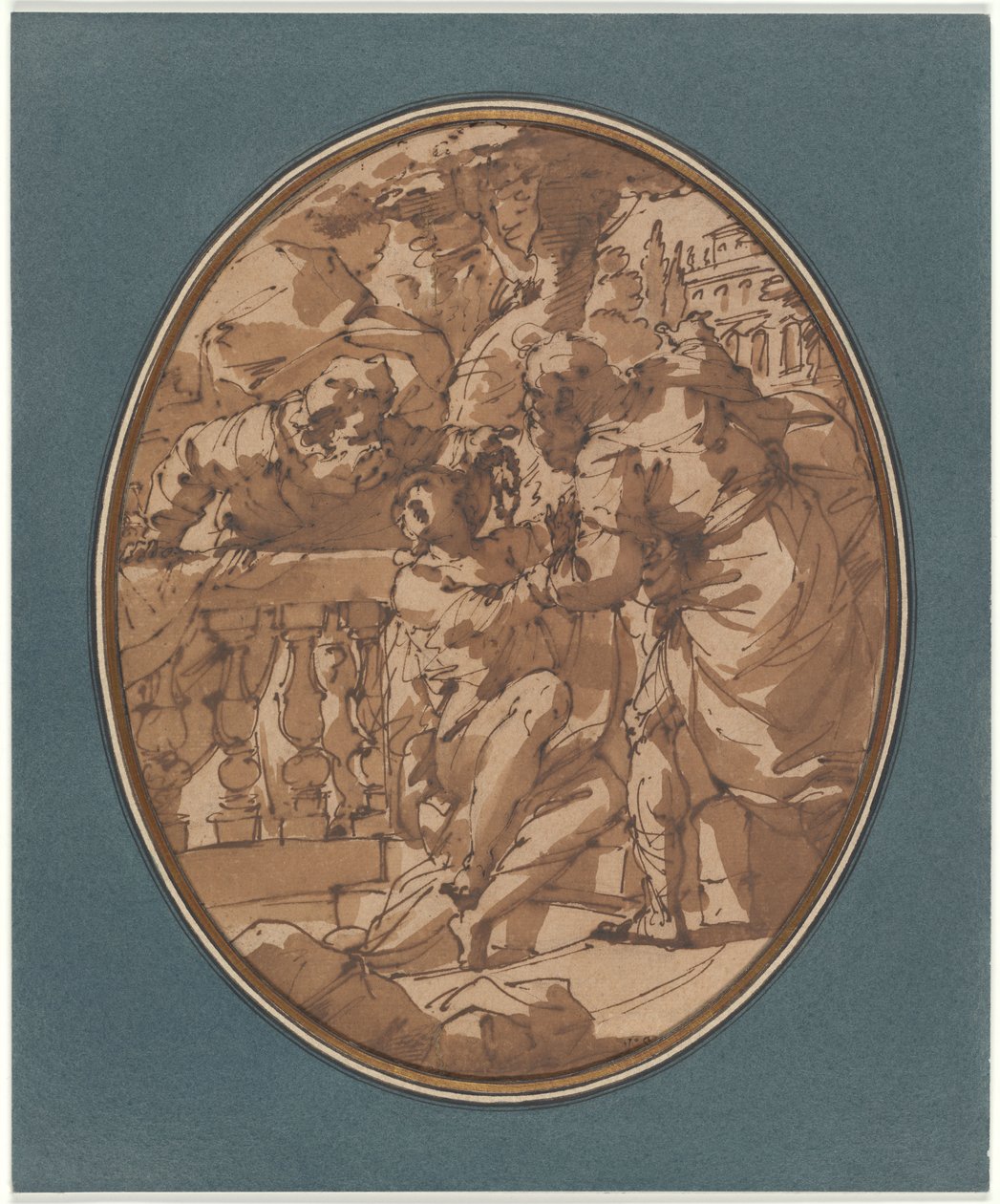 Susannah and the Elders (Study for a Lost Painting) by Ubaldo Gandolfi