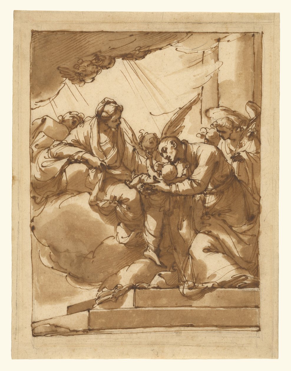 Vision of Saint Gaetano Thiene by Ubaldo Gandolfi