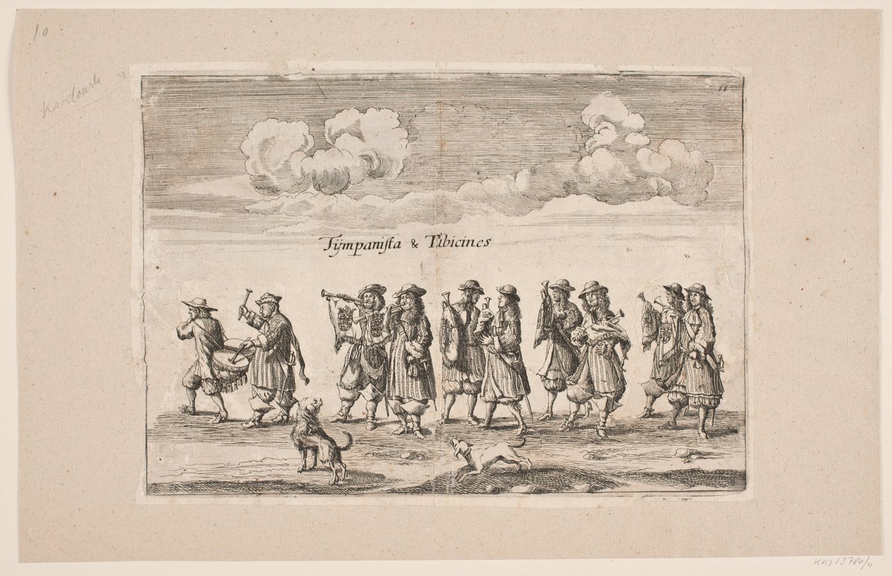 Procession on the Occasion of the Inauguration of Kiel University. Plate 11 by Ubekendt