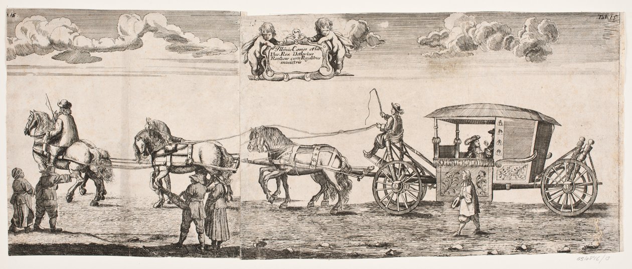 Procession on the Occasion of the Inauguration of Kiel University. Plate 15 by Ubekendt
