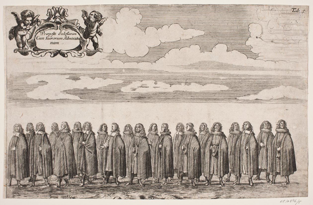 Procession for the Inauguration of Kiel University. Plate 5 by Ubekendt