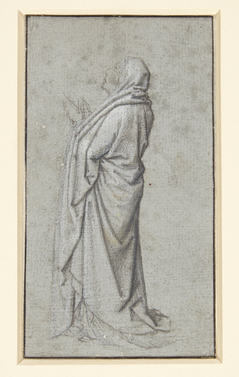 Praying Female Figure, Probably a Study for a Mary at the Foot of the Cross by Ubekendt Ubekendt