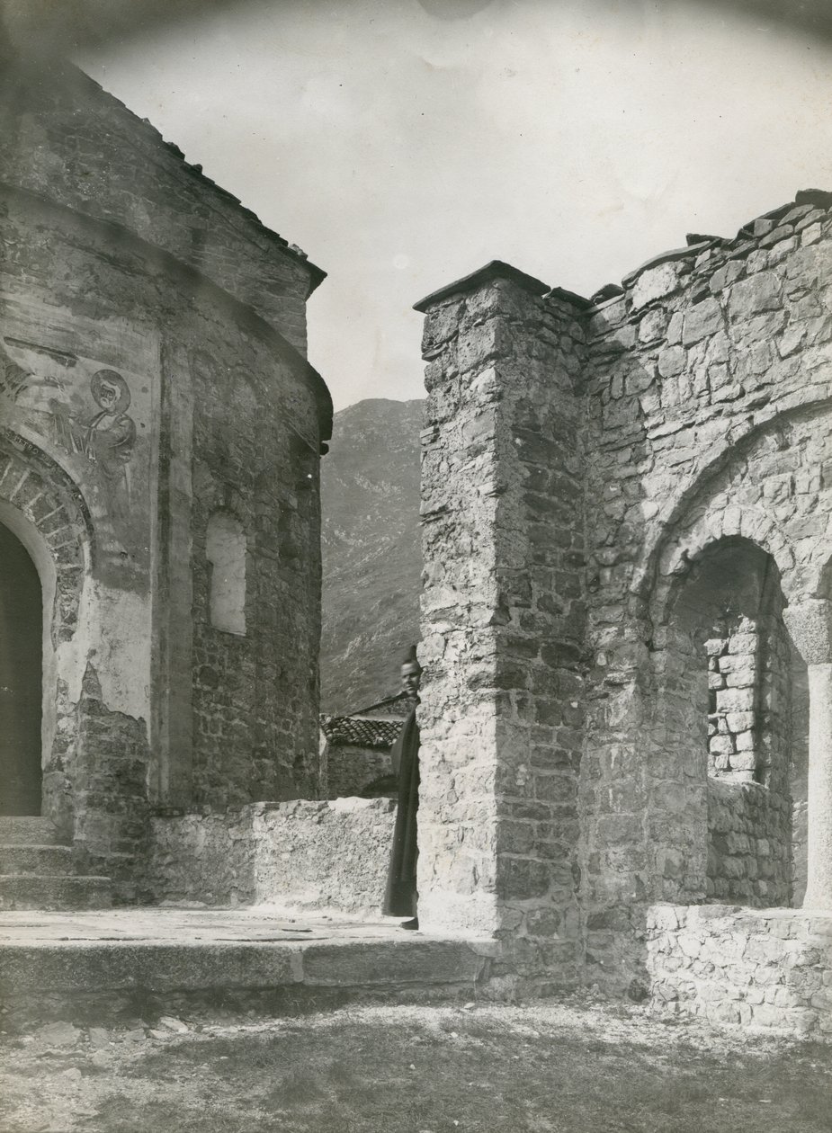 Abbey of San Pietro al Monte, Civate, Lombardy, Italy, circa 1910 by Ugo Monneret de Villard