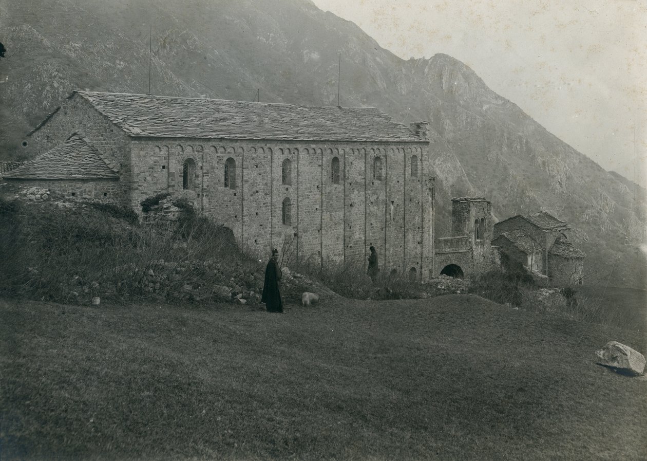 Abbey of San Pietro al Monte, Civate, Lombardy, Italy, circa 1910 by Ugo Monneret de Villard