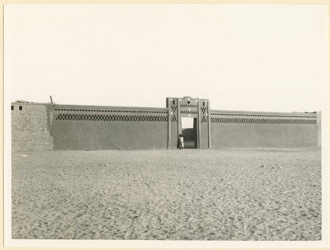 Brick Wall, Allaqi, Egypt by Ugo Monneret de Villard