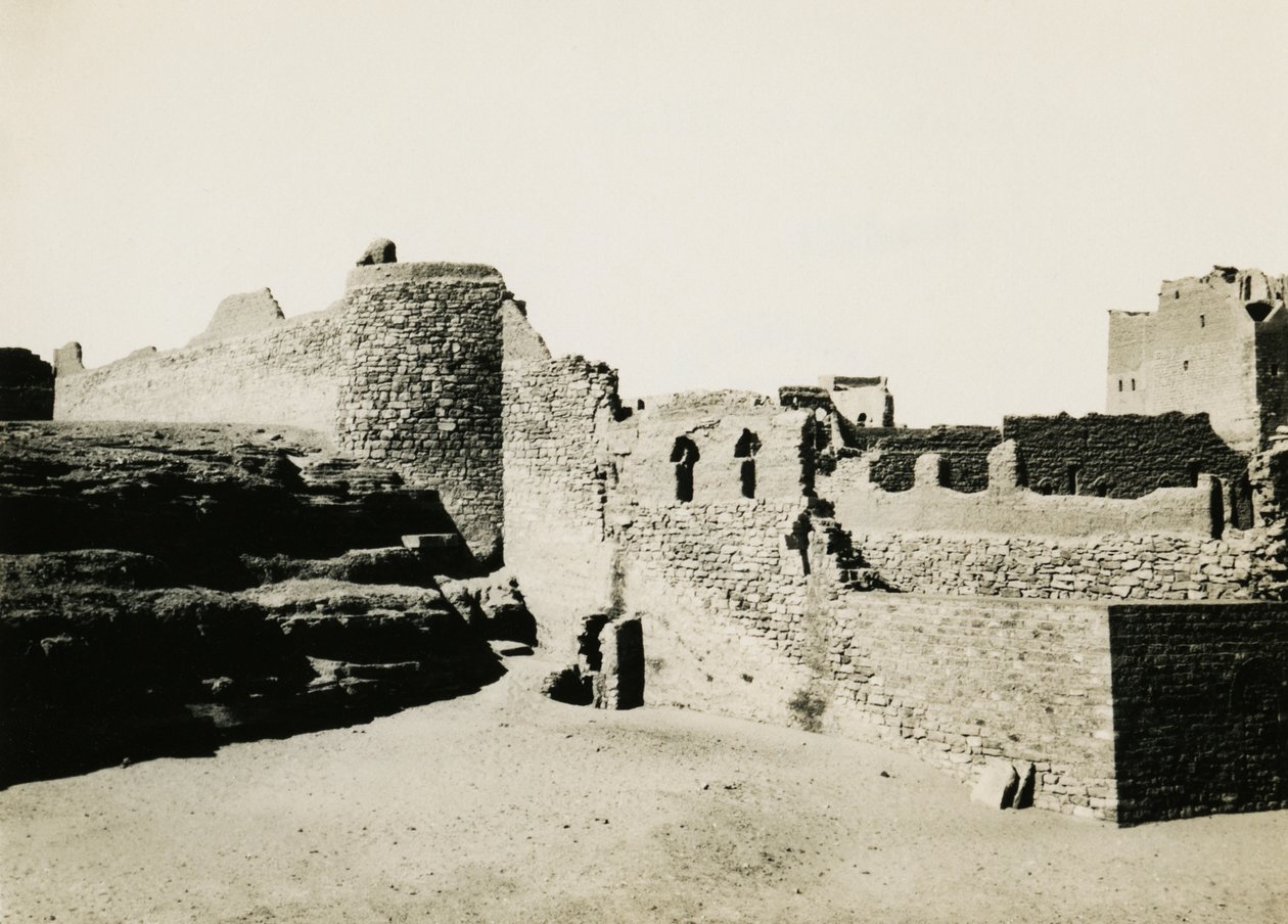 Monastery of St Simeon, Seen from Southeast, Aswan, Egypt by Ugo Monneret de Villard