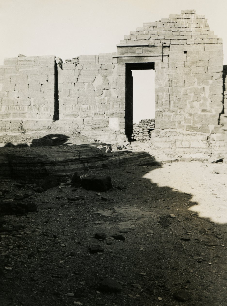 Ruins of Temple, Qasr Ibrim, Egypt by Ugo Monneret de Villard