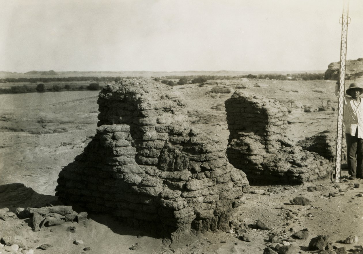 Tomb in necropolis, Qasr Ibrim, Egypt by Ugo Monneret de Villard