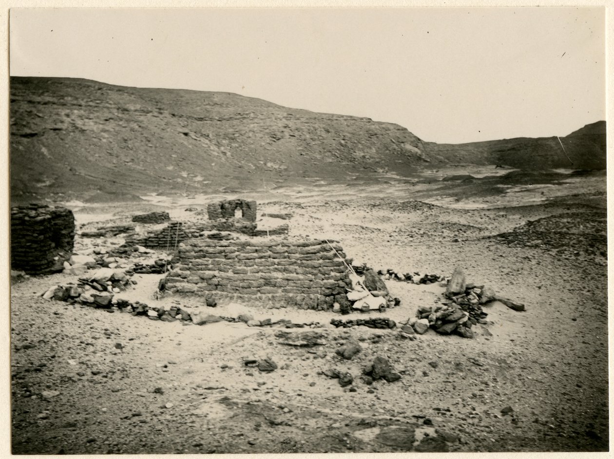 Tomb in southern necropolis, Qasr Ibrim, Egypt by Ugo Monneret de Villard