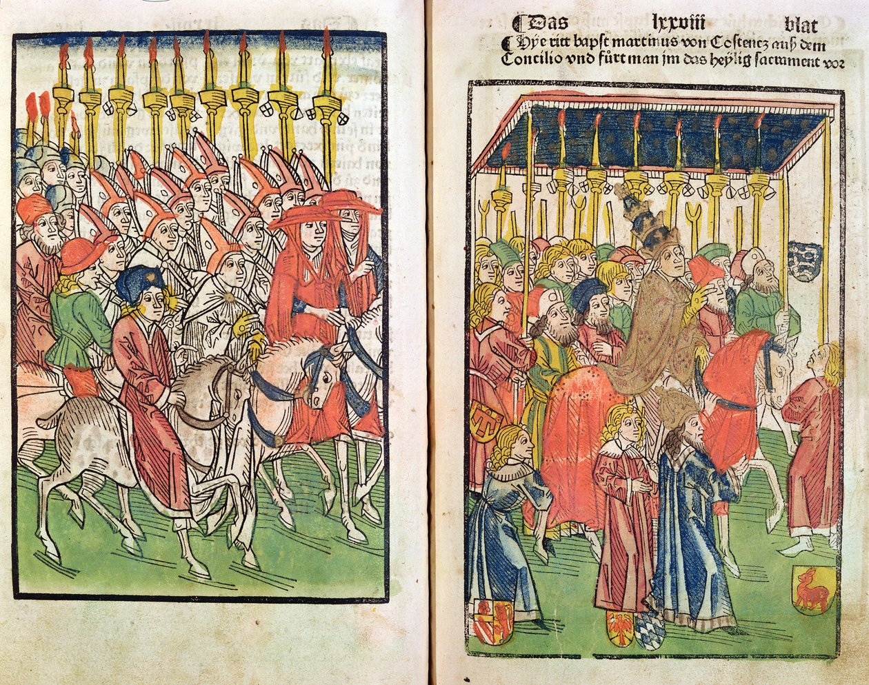 Arrival of the Antipope John XXIII at the Council of Constance in 1414 by Ulrich von Richental
