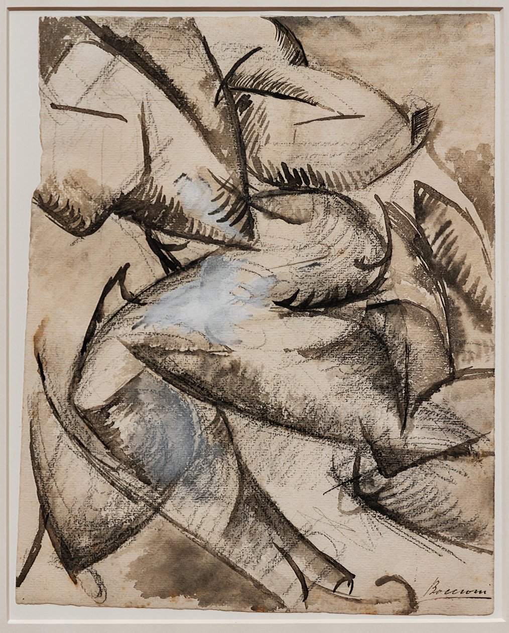 I want to see human forms in movement (Muscles in movement) by Umberto Boccioni