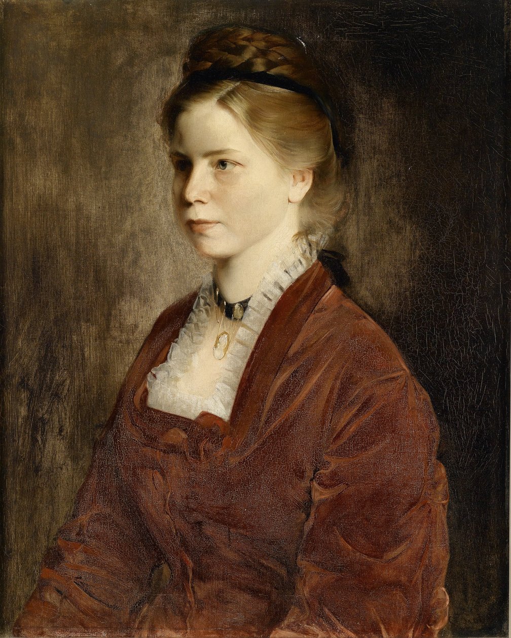 Portrait of Emma Wickerhauser by Unbekannt Unbekannt