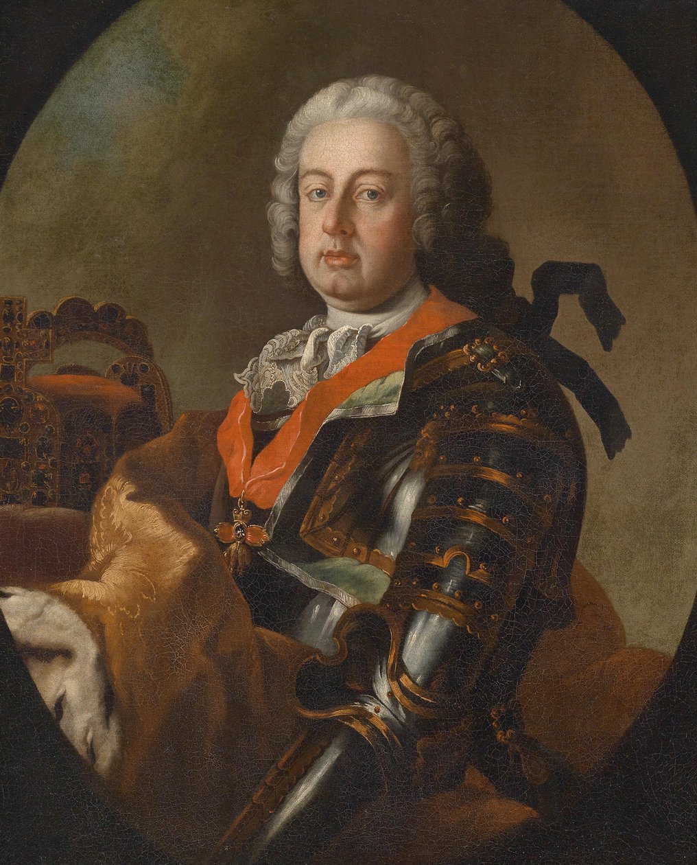 Portrait of Emperor Francis I (1708-1765) by Unbekannt Unbekannt