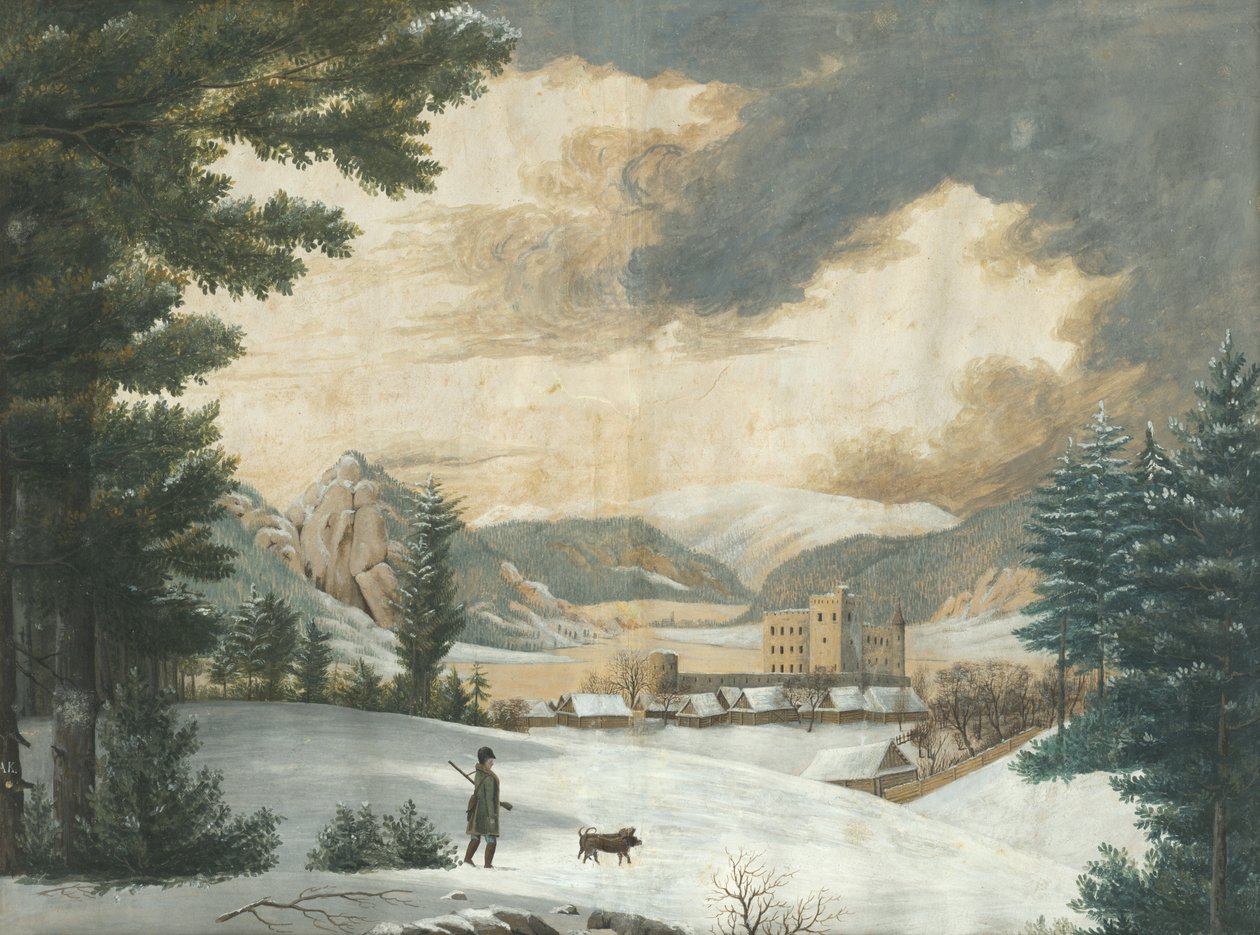 Winter Landscape with Hunter by Unbekannt Unbekannt