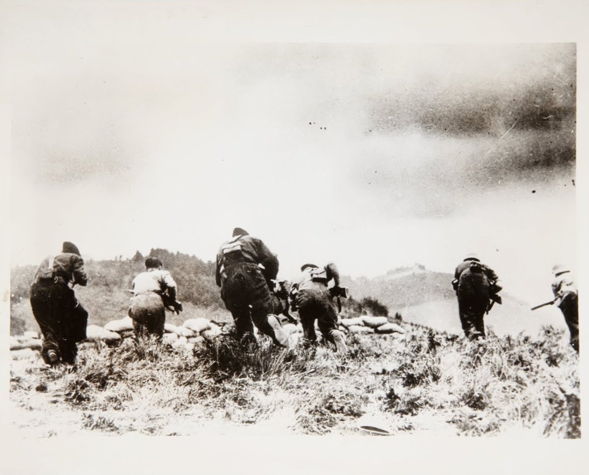 Counter-Attack Before Losing Irún to the Rebels, Irún by Unbekannt Unbekannt